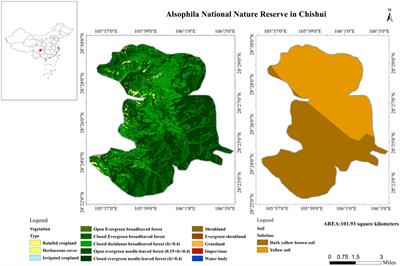 Soil microbial community composition and diversity in the rhizosphere of Alsophila spinulosa growing in different habitats within the Chishui Alsophila National Nature Reserve in Guizhou Province, China